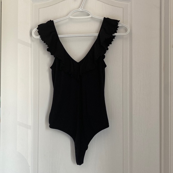 Aritzia black Danette bodysuit - Picture 1 of 3